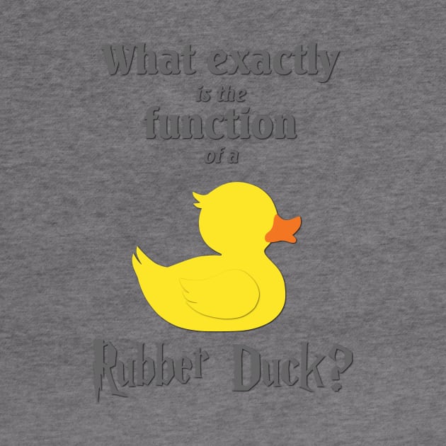 What Exactly is the Function of a Rubber Duck? by OutlineArt